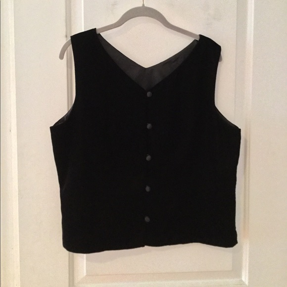 Talbots Tops - Button Down BACK Blouse Velvet Shell